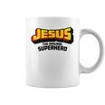 Jesus The Original Superhero Comic Book Christian Faith Graphic Print Coffee Mug