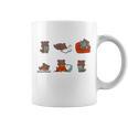 Just Bookworm Things Dog Book Reading Jack Russell Terrier Graphic Print Coffee Mug