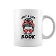 Just a Girl Who Loves Book Funny Librarian Writer Reader Graphic Print Coffee Mug