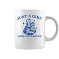Just a Girl Who Loves Books Book Lover Bookish Graphic Print Coffee Mug