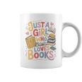 Just a Girl Who Loves Books Bookish Readers Book Lover Girls Graphic Print Coffee Mug Just a Girl Who Loves Books Bookish Readers Book Lover Girls Graphic Print Coffee Mug