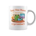 Just One More Chapter Bookish Book Kawaii Frog Reading Book Graphic Print Coffee Mug