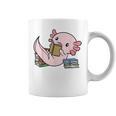Kawaii Axolotl Pun Book Reader Graphic Print Coffee Mug