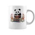 Kawaii Panda Book Lover Reading Books Panda Librarian Graphic Print Coffee Mug