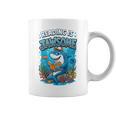 Kids Toddler Boy Reading Is Jawsome Shark Book Lover Kids Nerdy Graphic Print Coffee Mug