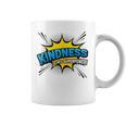Kindness Is My Superpower Comic Book Style Graphic Print Coffee Mug