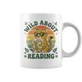 Leopard Animal Print Bookish Wild About Reading Cheetah Book Graphic Print Coffee Mug