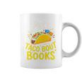 Let's Taco About Books Mexican Pun Bookworm Premium Tri-Blend Graphic Print Coffee Mug
