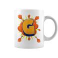 Letter G Initial Comic Book Vintage Matching Family Fun Graphic Print Coffee Mug
