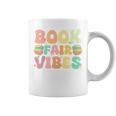 Library Book Fair Vibe Groovy Retro School Reading Nostalgic Graphic Print Coffee Mug