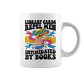 Library Cards Repel Men Intimidated By Books Sassy Reader Graphic Print Coffee Mug
