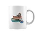Life Is Better With Coffee Cats And Books For Cats Lover Graphic Print Coffee Mug