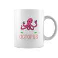 Life Is Better With An Octopus And Reading Books Graphic Print Coffee Mug