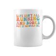 Life Isn't All Running And Reading Book Lover Runner Premium Tri-Blend Graphic Print Coffee Mug