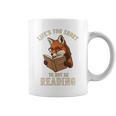 Life’s Too Short To Not Be Reading Cute Fox Book Lover Graphic Print Coffee Mug