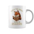 Life’s Too Short To Not Be Reading Cute Fox Book Lover Premium Tri-Blend Graphic Print Coffee Mug