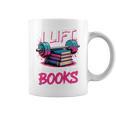 I Lift So I Can Carry More Books Reader Gym Book Lover Graphic Print Coffee Mug