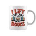 Lift So I Can Carry More Books Reading Lovers Reader Workout Premium Tri-Blend Graphic Print Coffee Mug