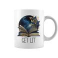 Lets Get Lit Book ShirtGet Lost In a Book SignFloral Book Graphic Print Coffee Mug