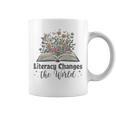 Literacy Changes The World Floral Book Reading Cute Graphic Print Coffee Mug Literacy Changes The World Floral Book Reading Cute Graphic Print Coffee Mug