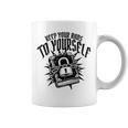 Literary Keep Your Bans Book Lover Anti Censorship Reading Graphic Print Coffee Mug