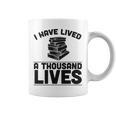 I Have Lived A Thousand Lives Trendy Book Reading Literary Graphic Print Coffee Mug I Have Lived A Thousand Lives Trendy Book Reading Literary Graphic Print Coffee Mug