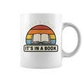 Take A Look It's In A Book Kids Reading Retro Library Graphic Print Coffee Mug