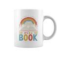Take A Look It's In A Book Retro Reading Advocate Distressed Graphic Print Coffee Mug