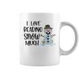I Love Reading Snow Much Christmas For Book Lovers & Reader Graphic Print Coffee Mug
