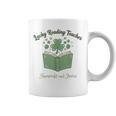 Lucky Reading Teacher Shamrocks And Stories Book Women Men Graphic Print Coffee Mug