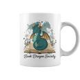 Magical Book Dragon Fantasy Reading Enthusiast Art Graphic Print Coffee Mug