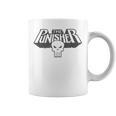 Marvel Punisher Extruded Comic Book Vintage Skull Logo Graphic Print Coffee Mug