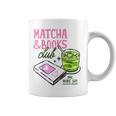 Matcha & Books Club Green Tea Latte Lovers Graphic Print Coffee Mug