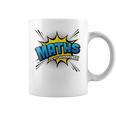 Maths Is My Superpower Comic Book Style Graphic Print Coffee Mug