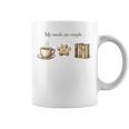 My Needs Are Simple Coffee Paw And Books Vintage Graphic Print Coffee Mug My Needs Are Simple Coffee Paw And Books Vintage Graphic Print Coffee Mug