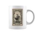 Occult Reader Tarot Card Book Lover Skeleton Reading Graphic Print Coffee Mug Occult Reader Tarot Card Book Lover Skeleton Reading Graphic Print Coffee Mug