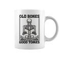 Old Bones Good Tomes Skeleton Reading Bookworm Book Lovers Graphic Print Coffee Mug Old Bones Good Tomes Skeleton Reading Bookworm Book Lovers Graphic Print Coffee Mug