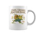 Oops I Bought Another Book Frog For Bookish Readers Graphic Print Coffee Mug