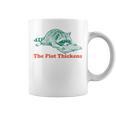 The Plot Thickens Bookish Raccoon Fantasy Book Reader Graphic Print Coffee Mug