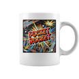 Pocket Rocket Comic Book Style Premium Tri-Blend Graphic Print Coffee Mug