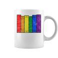 Pride Flag Books Bookish Rainbow Queer Reader Gay Writer Graphic Print Coffee Mug