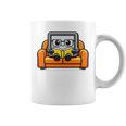Proud Library Patron Cute Tablet Reading a Book Graphic Print Coffee Mug