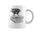 Raven Crow Book Aesthetic Dark Academia Bookworm Graphic Print Coffee Mug Raven Crow Book Aesthetic Dark Academia Bookworm Graphic Print Coffee Mug