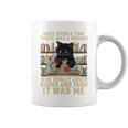 There Was A Woman Who Really Loved Books And Yarn Crocheting Graphic Print Coffee Mug
