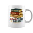Read & Bookish Since 1776 Books Patriot 4th Of July Graphic Print Coffee Mug