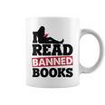 I Read Banned Books Banned Books Week Reading Women Graphic Print Coffee Mug
