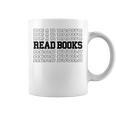 Read Books Cool Book Lover Reading Retro Vintage Graphic Print Coffee Mug