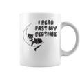 I Read Past My Bedtime Reading Cat Book Lover Graphic Print Coffee Mug