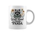 Well Read Trash Panda Book Lover Raccoon Graphic Print Coffee Mug