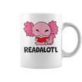 Readalotl Love Axolotls Reading Books And Axolotls Graphic Print Coffee Mug
